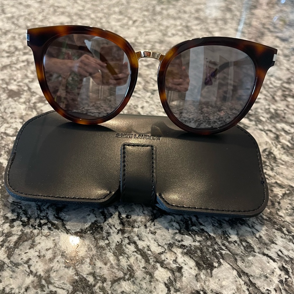 Yves Saint Laurent Tortoise Sunglasses